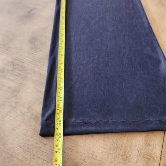 Chicos Travelers Pants Women 1S Chocolate Brown Slinky Knit Elastic Waist Dressy - Picture 15 of 16